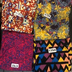 Lularoe one size leggings new 4 pair!